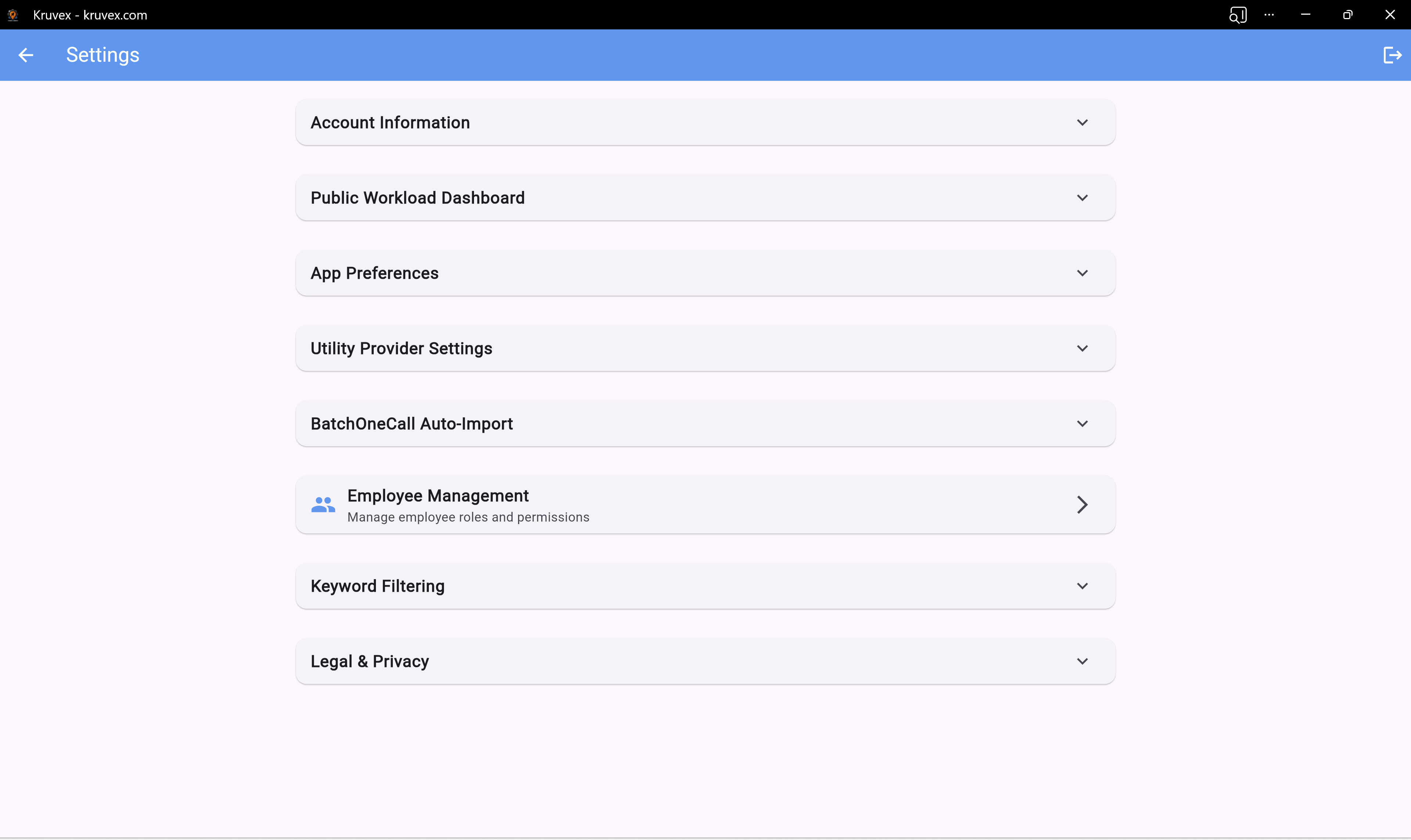 Settings & Configuration